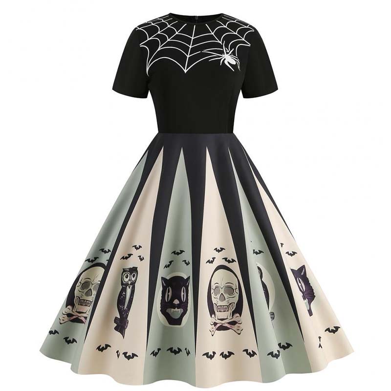 Women'S Fashion Of The 50S - Женские платья на Хэллоуин с коротким