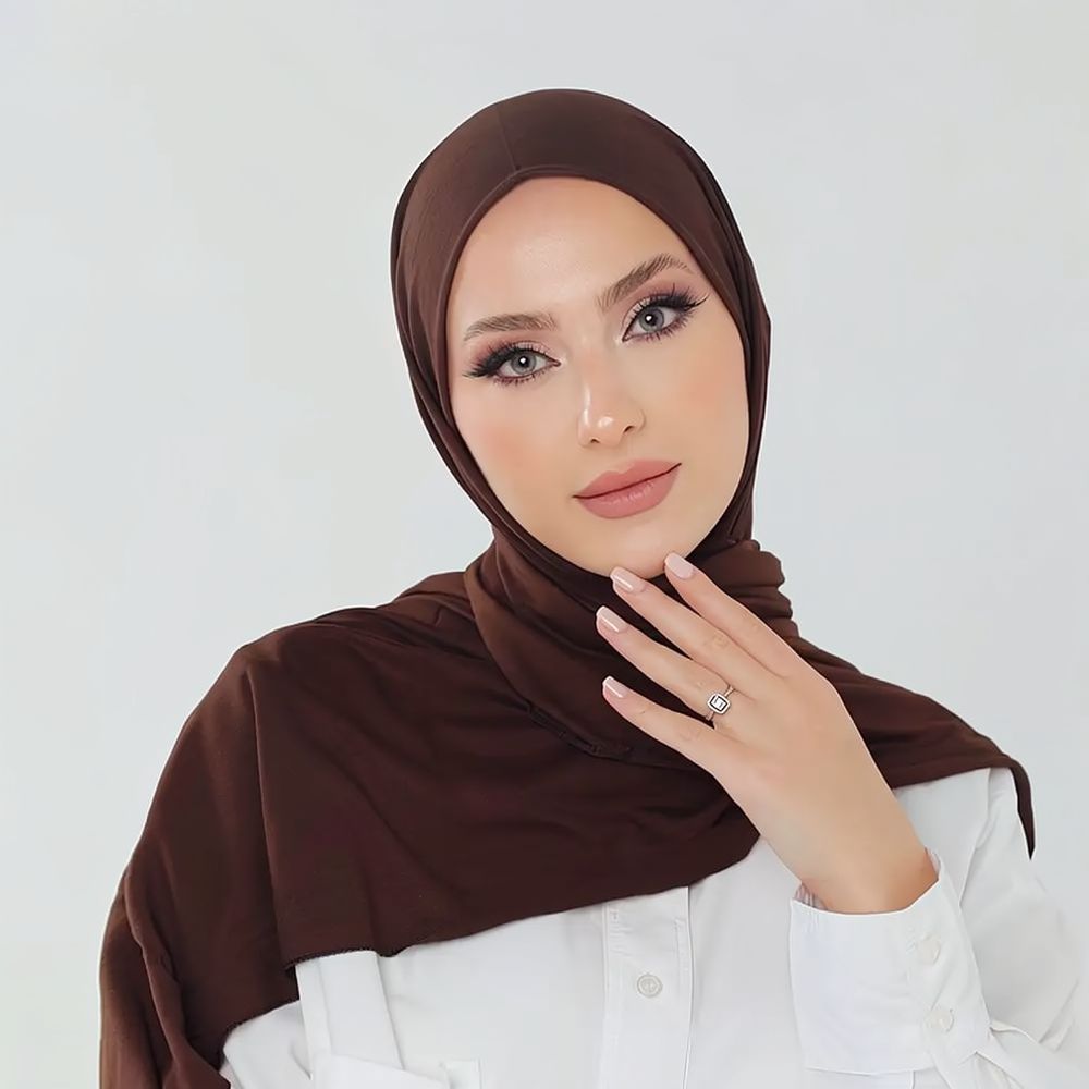 Women Fashion Simple - Элегантный женский длинный шарф из джерси,
