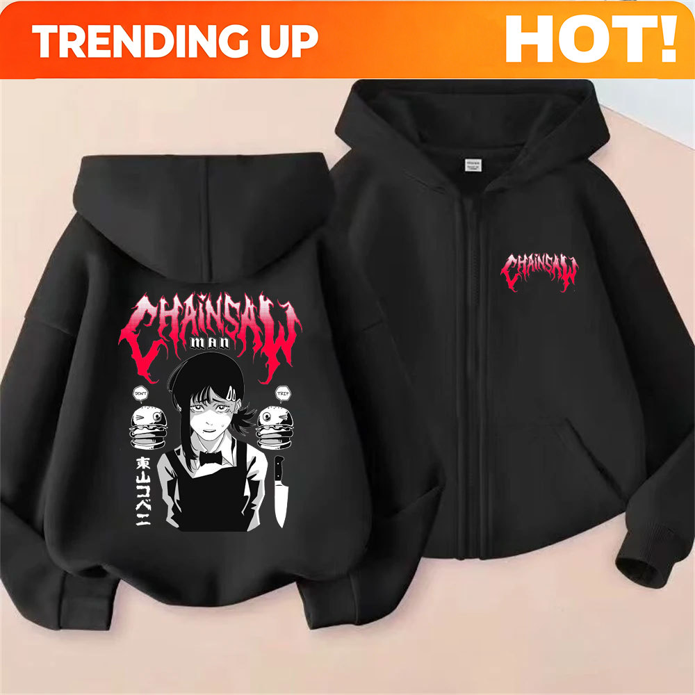 Women'S Fashion Zip Up Hoodies - Худи на молнии с графическим принтом