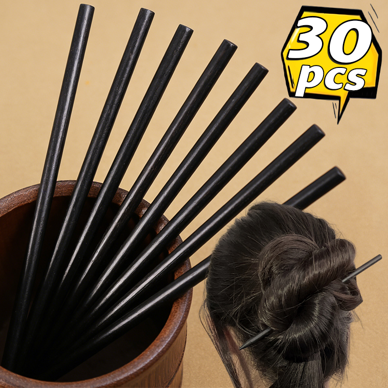 Women Fashion Hair Style - Деревянные заколки для волос в китайском