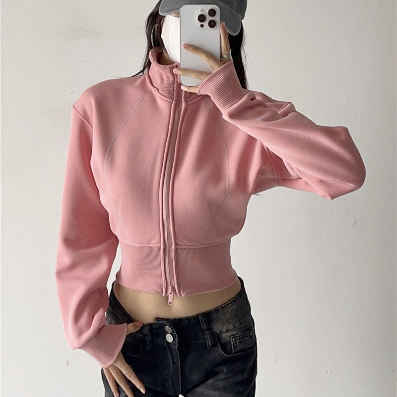 Женские укороченные худи-свитш – обзор и цена Women'S Fashion Zip Up Hoodies