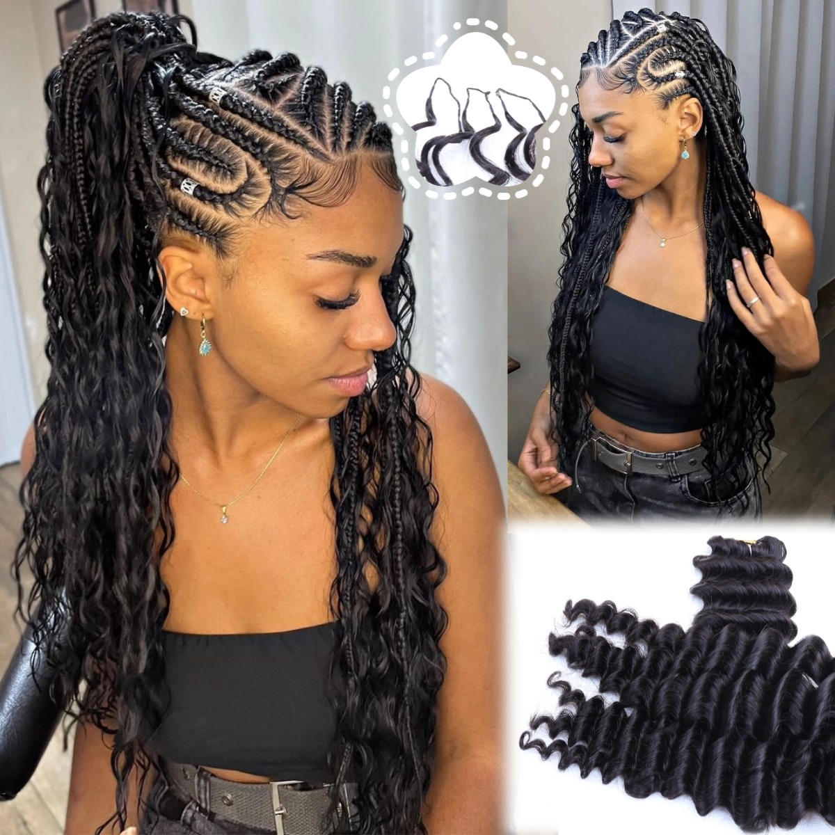 Натуральные черные волнистые в – обзор и цена Women Fashion Hair Style