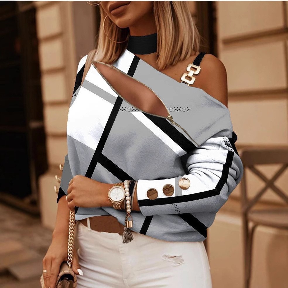 Женская блузка с открытыми пле – обзор и цена Women Fashion Style