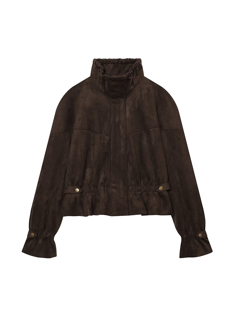 Женская куртка-бомбер из искус – обзор и цена Women'S Fashion Utility Jacket
