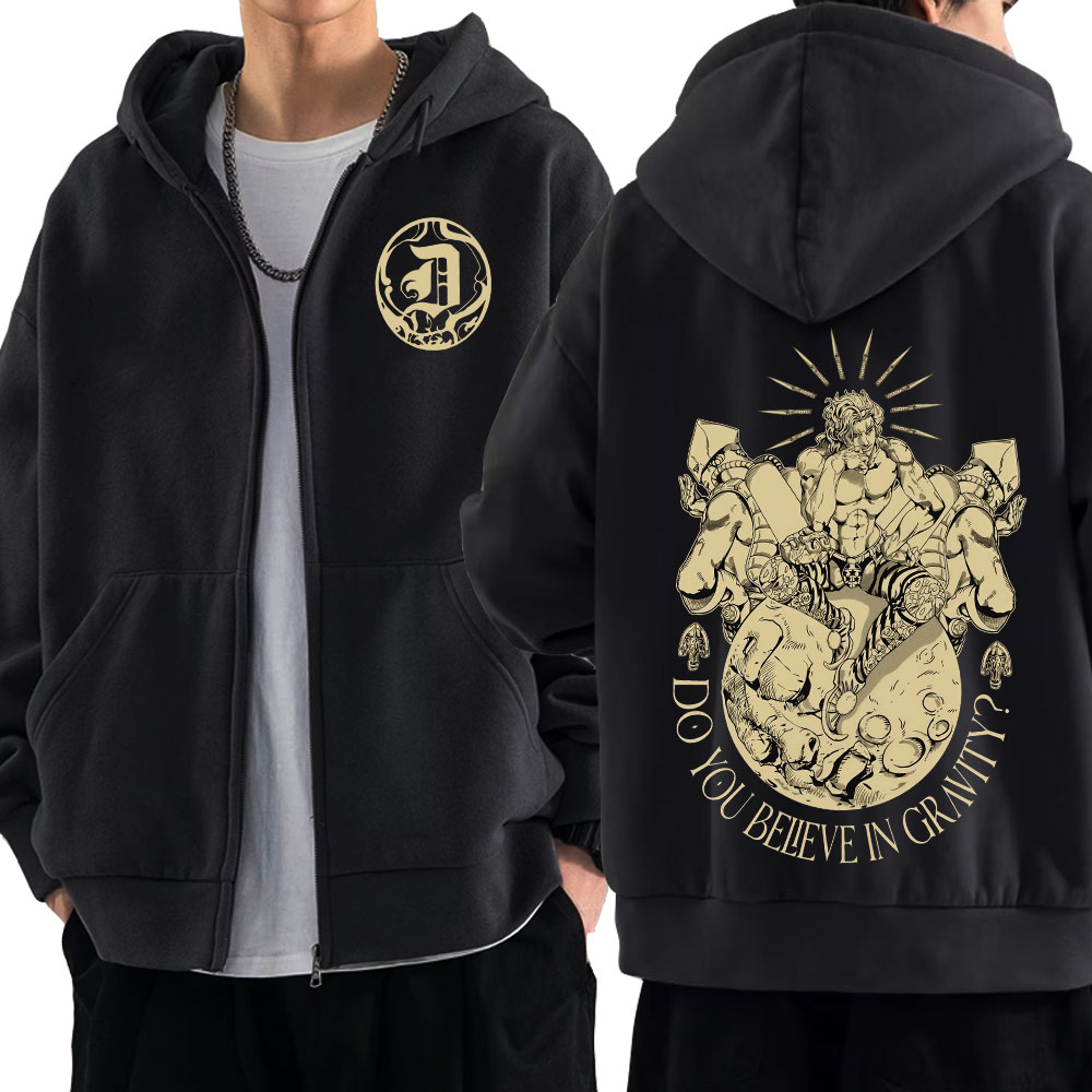 Аниме Jojo Bizarre Adventure т – обзор и цена Women'S Fashion Zip Up Hoodies
