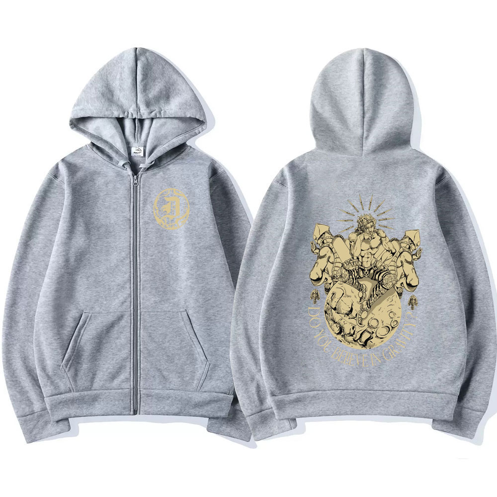 Аниме Jojo Bizarre Adventure т – обзор и цена Women'S Fashion Zip Up Hoodies