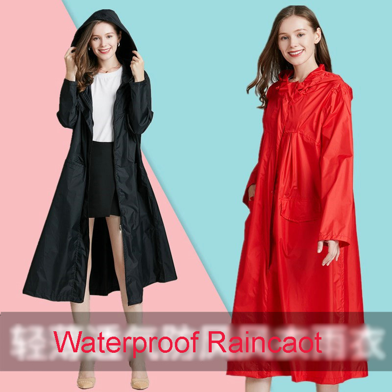Женский легкий красный, черный – обзор и цена Women'S Fashion Rain Jacket