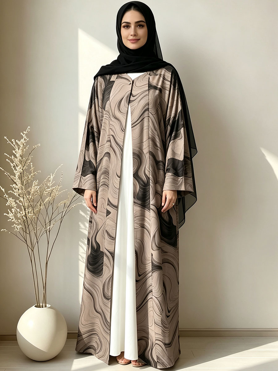 Модная мусульманская абайя с Б – обзор и цена Turkey Women Fashion