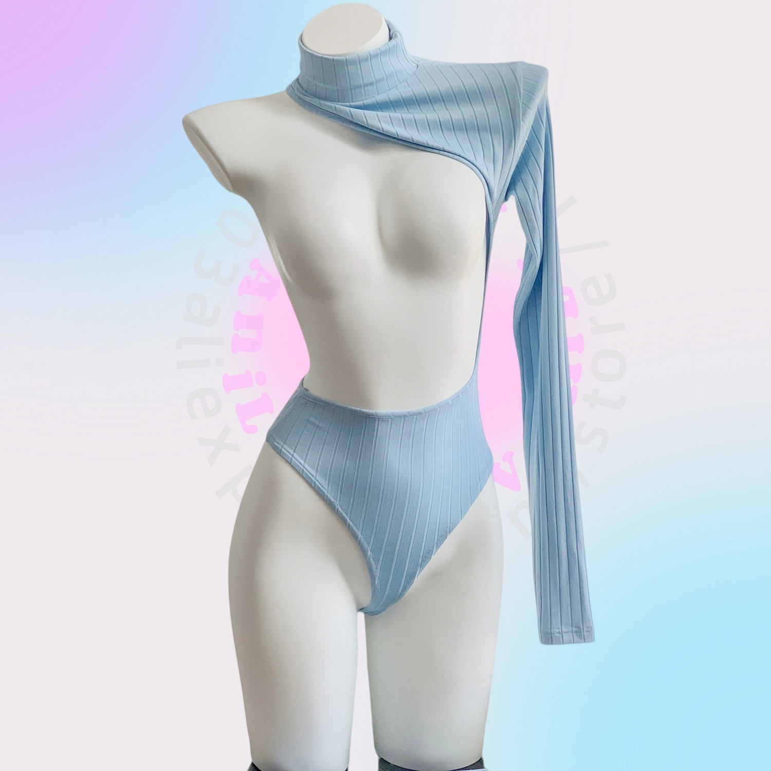 Женский боди AniLV с высоким в – обзор и цена Turtleneck Bodysuit